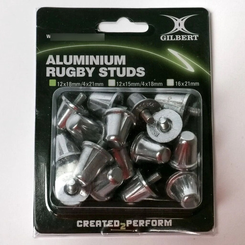 Imagen 1 de 9 de Pack Tapones Aluminio Gilbert 12x18mm + 4x21mm Rugby Cuotas