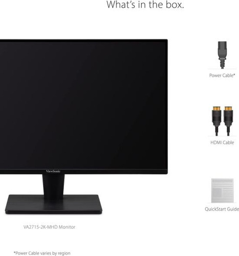 Viewsonic Vak-mhd Monitor Led De 27 Pulgadas 1440p Con Sincr