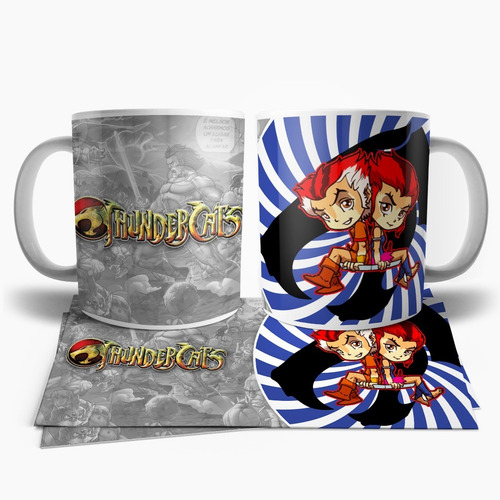 Thundercats Felina Y Felino Taza Tu Propio Estilo Blanco