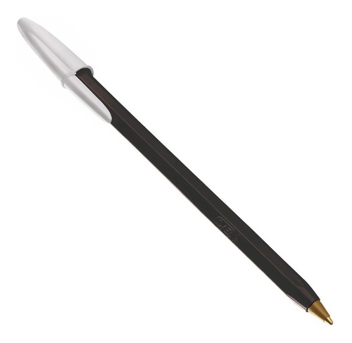 Bolígrafo Birome Bic Negro Opaco 1mm Trazo Medio (x10 Unid.)