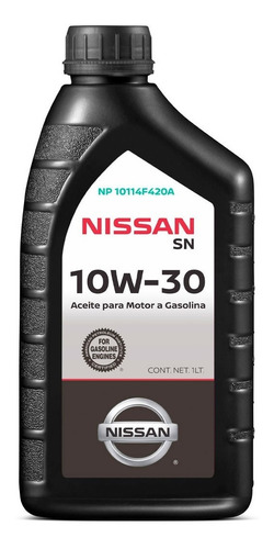 Aceite De Motor 10w-30 Nissan Note 4lts Original