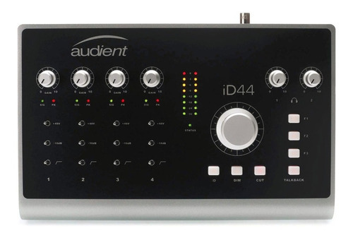 Interface De Audio Audient Id 44 Con Dsp Adat Grabacion Usb Color Negro