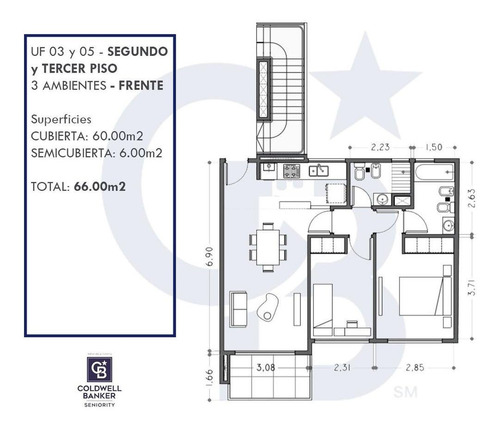 Imagen 9 de 30 de Venta Departamento 3 Ambientes A Estrenar Villa Urquiza Balcón Y Cochera Opcional