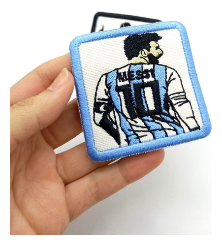 Aplique Parche Messi Bordado Varios Modelos P/ Coser X 1 Uni