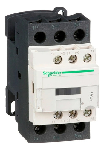 Contactor Tripolar Schneider 25 Amp 220 Volt 1 No 1 Nc