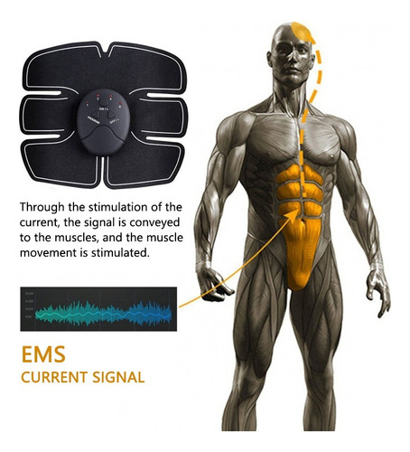 Estimulador Muscular Electrónico Para Glúteos Y Abdominales