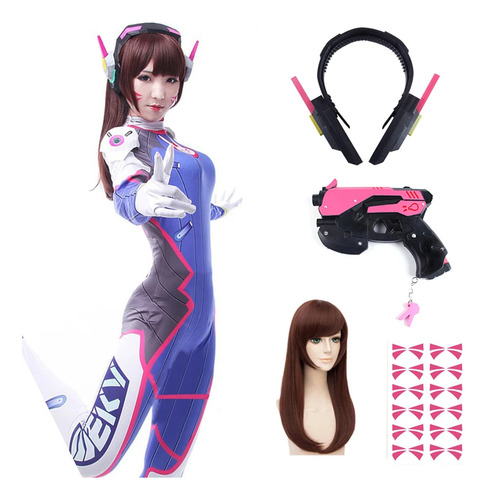 Disfraz De Mujer, Juego De Medias, Anime, Cosplay, Mono Dva