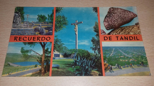 Antigua Postal Buenos Aires Tandil Vistas Varias