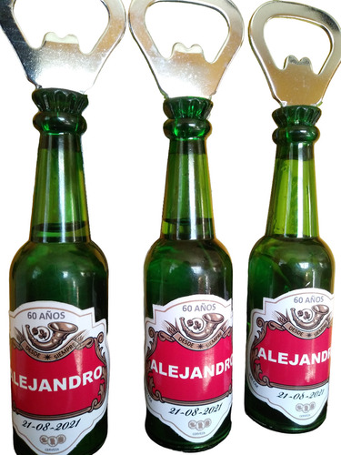 Souvenir Destapador Botella Iman Personalizada Oferta 