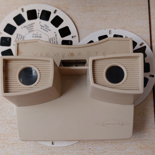 View Master 3 D Made In Bélgica Con Caja Y 3 Discos (Usado)