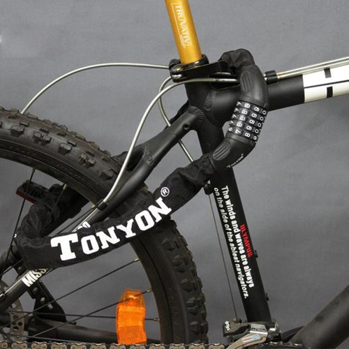 Cadena Candado De Bicicleta/moto Con Clave De 5 Dígitos