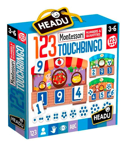 123 Montessori Touch Bingo - Headu