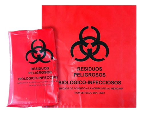 Bolsa Rpbi 20x30 Rojo 100 Piezas