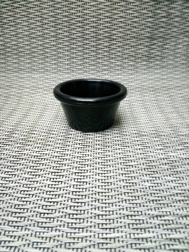 Salsera 2oz Melamina-plast Negro