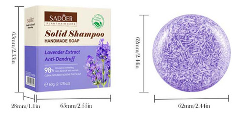 Sabonete De Limpeza Anticaspa Antiitch Shampoo Sabonete 60g