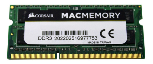 Memoria Ram Corsair 4gb 1066 Mhz Ddr3 Pc3-8500 Sodimm Mac