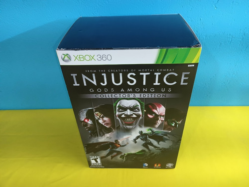 Xbox 360 Caja Injustice God Among Us Con Comic Y Disco