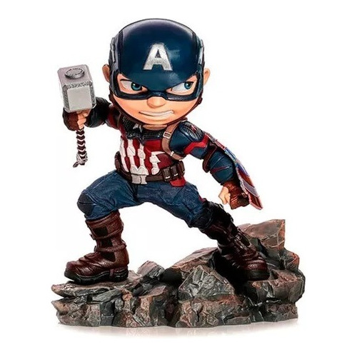 Iron Studios Mini Co Capitán América Marvel Avengers Figura