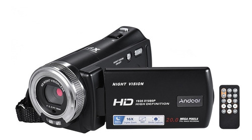 Videograbadora Andoer V12 Fhd 1080p 16x