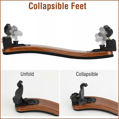 Cojin Para Violín Ajustable Soporte 4/4 3/4 Descansa Hombro