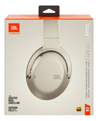 Audífonos Inalámbricos Jbl Tour One M2 Nc Bt Color Champaña