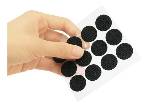 Circulos Velcro Adhesivo 2cm X12