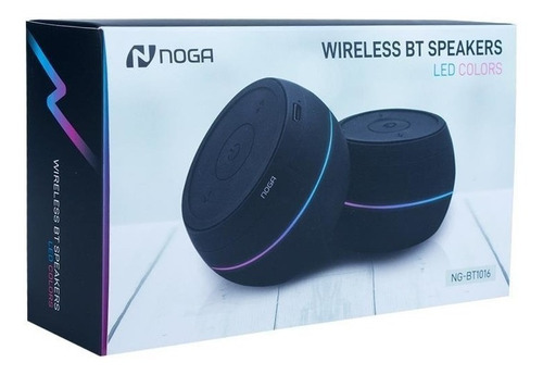 Parlante Bluetooth Inalámbrico Tws X2 Luces Led Noga Bt1016