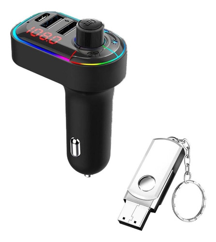 Transmisor Fm Bluetooth Usb Mp3 Auto + Pendrive - Envío Rá