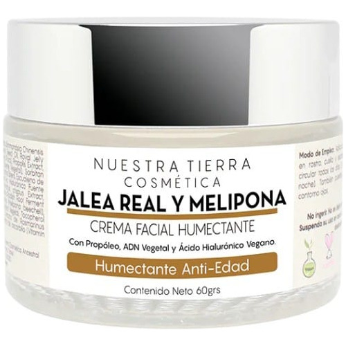 Crema Facial Humectante Jalea Real Y Melipona 60grs