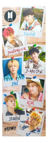 Bts Set B De 4 Posters Largos Plastificados Jimin Suga 82cm