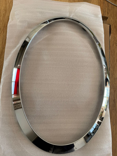 Bisel Y Grapas De Faro Mini Cooper Piloto F56 2014+ Silver Plateado Ambos Lados