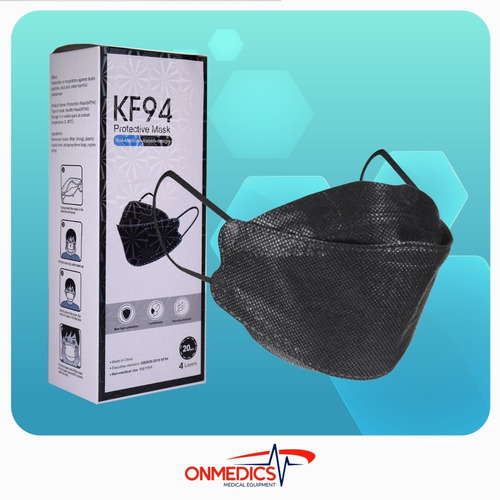 Imagen 6 de 7 de Cubrebocas Kf94 Mascarilla Certificada 80 Piezas Proteccion