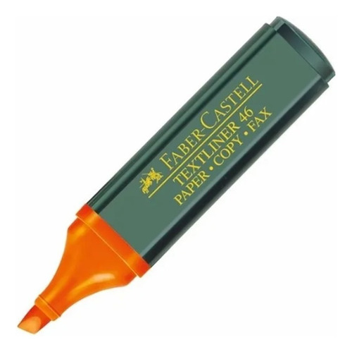 Resaltador Faber Castell Textliner 46 Flúo X Unidad Color Naranja