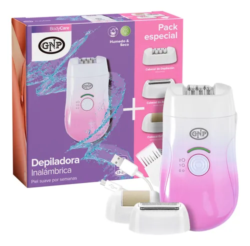 Depiladora Gnp 3 En 1 Body Care, Para Seco Y Húmedo. Inalámbrica. Piel Suave Por Semanas.