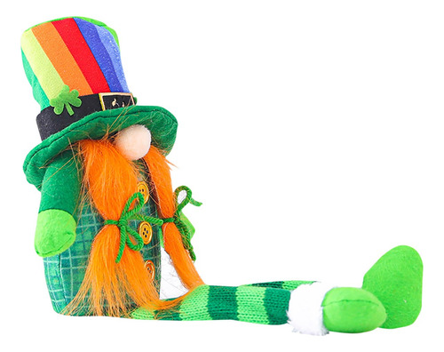Muñeca Con Sombrero Verde Del Día De San Patricio, Sin Rostr