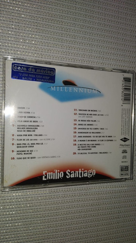 Cd Millennium - Emílio Santiago ( 13071 ) (Usado)