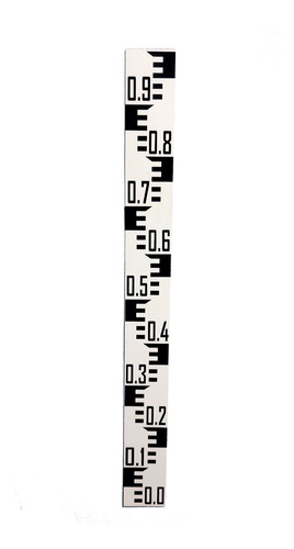 Escala Limnimetrica Pvc 1 Mm- Regla Graduada En Cm
