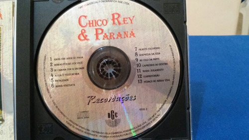 Cd Chico Rey & Parana Recordaçoes-vol.10 1997-ler Descriçao! (Usado)