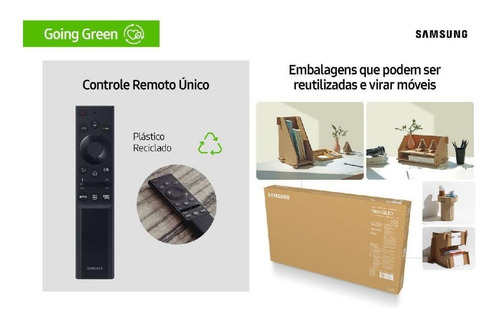 Imagem 7 de 9 de Smart Tv 70 Crystal 4k Samsung Un70au7700gxzd Hdmi Usb