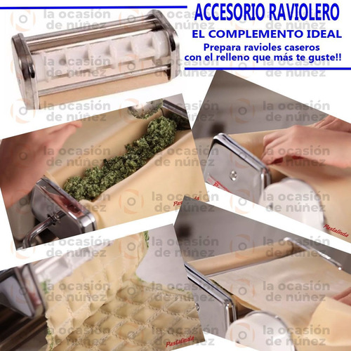 Imagen 3 de 7 de Accesorio Raviolero Pastalinda Maquina Ravioles 200
