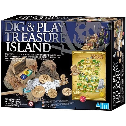 Juego Isla Del Tesoro Excavación Dig Y Play Treasure Island