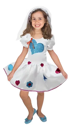 Vestido infantil festa junina mercado livre sales