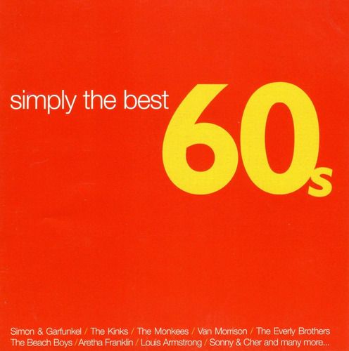 Simply Best 60's Album 60 Original Hits V Artists Cdx2 Nue 