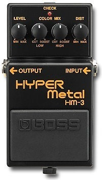 Pedal Boss Hm-3 Hyper Metal - 100% Análogo, Sucesor Del Hm-2