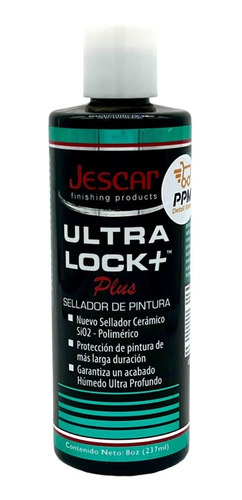 Imagen 1 de 1 de Jescar Ultra Lock Sellador Ceramico Polimero De Pintura 8 Oz