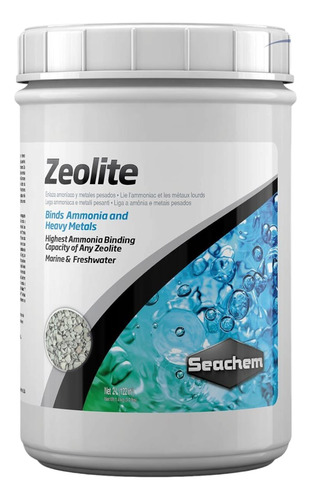 Seachem Zeolita 2l Elimina Amoniaco Y Metales Pesados