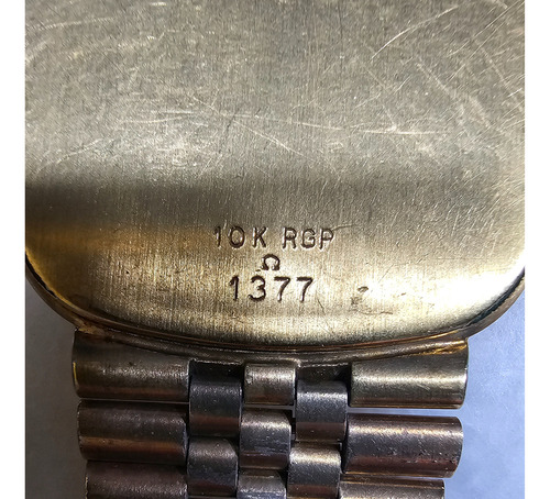 Reloj Omega De Ville (dama) Año 1980/89 (enchapado Oro 10k) Dorado Dorado Dorado (Usado)