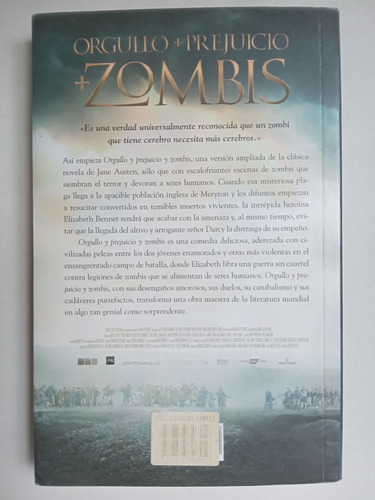Orgullo Y Prejuicio Mas Zombies, Austen, Smith (Usado)