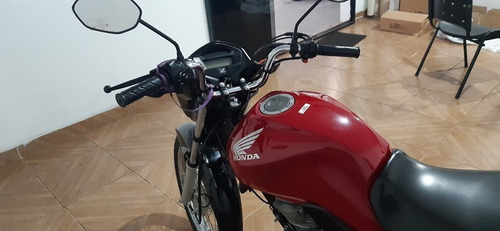 Honda Cg 160 Start 2017 Vermelha