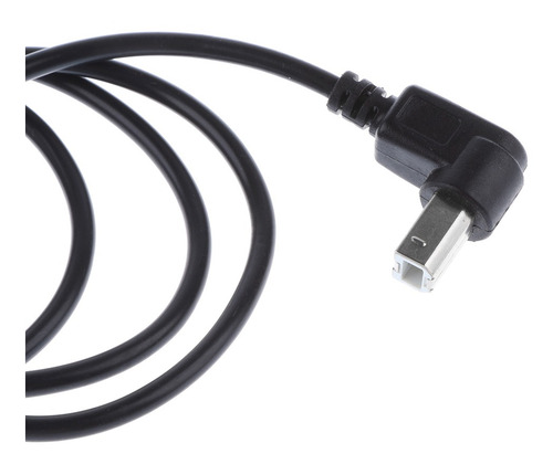 Cable De Impresora Usb2.0 Enchufe Macho A Ángulo Recto Tipo